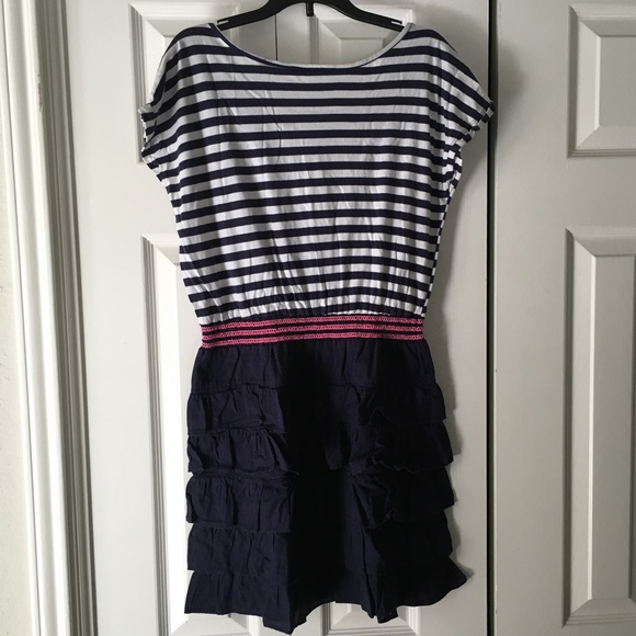 H&M Blue Stripe Dress - Picture 2 of 4
